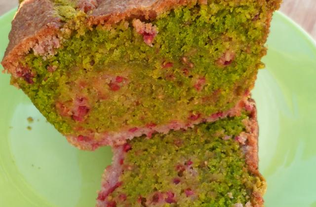 Recette Cake Au The Matcha Et Framboises Fraiches Sans Gluten 750g