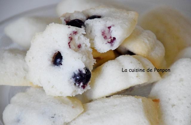 Financier coco et cassis, sans gluten - Photo par Ponpon