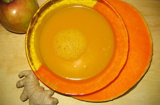 Velouté pomme, potiron, gingembre - Photo par Orts