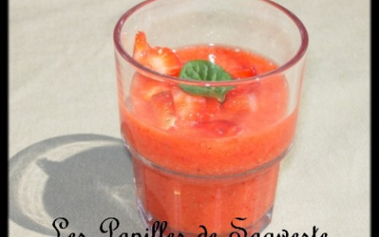 Soupe de fraises légère - sagweste