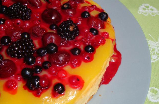 Cheesecake ricotta-fruits rouges au lemon curd - Photo par emilieMxo
