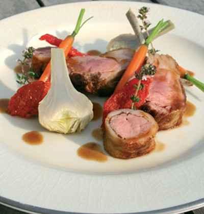 Agneau de Pauillac, légumes de saison, jus court - Photo par 750g