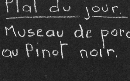 Museau de porc au pinot noir - Photo par malikele