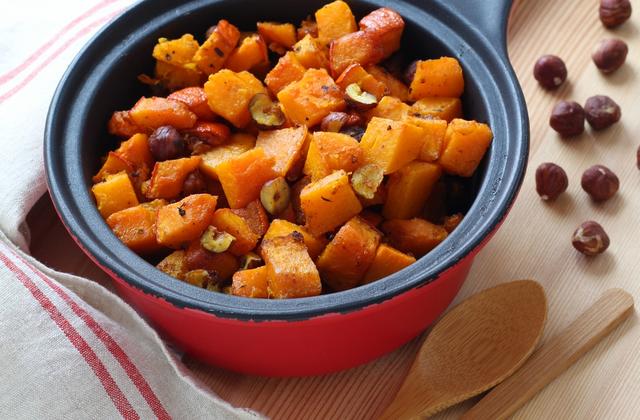 Cocotte de potimarron et Butternut aux noisettes - Photo par Silvia Santucci