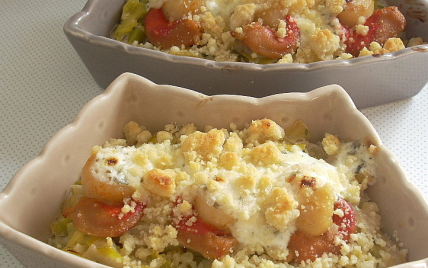 Noix de saint-jacques en crumble - Photo par La soupe à la citrouille