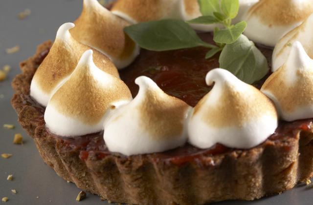 Tartelettes curd de Soupe de fraises et basilic - Photo par Mon dessert de fraises Andros