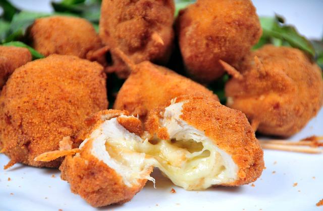 Beignets de manioc à la mozzarella - Photo par Bérengère
