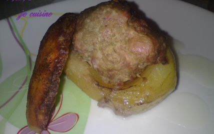Pomme de terre farcie - Photo par petitplat