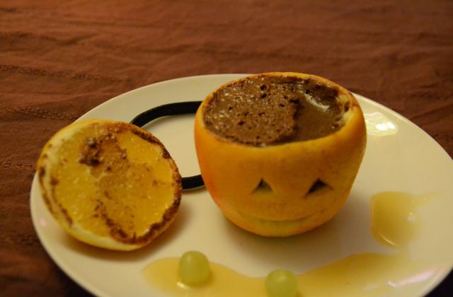Mousse au chocolat Halloween - Photo par mlledebby