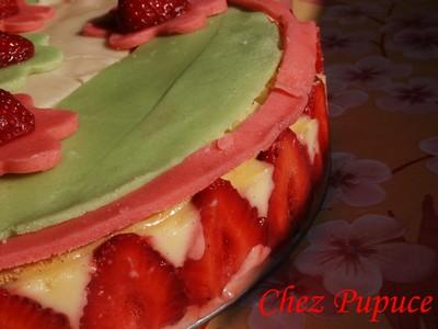 Fraisier au goût de vanille - Photo par myriamn5