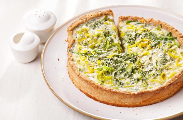 Tarte aux poireaux et Tartare - Photo par 750g