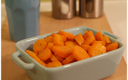 Carottes sautées à l'orange et au gingembre - Photo par ouahna