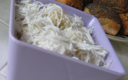 khanom man tone: dessert au manioc - Photo par Chez Inoule