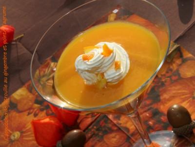 Cappuccino de citrouille au gingembre et pointe d'agrume - Photo par nathalHlt