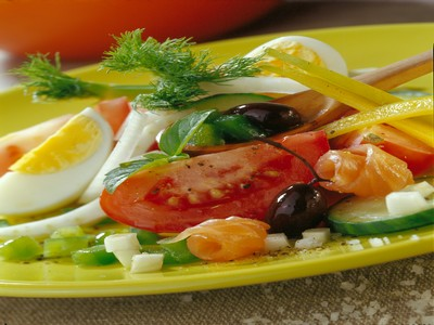 La salade bio façon niçoise - Photo par Printemps Bio