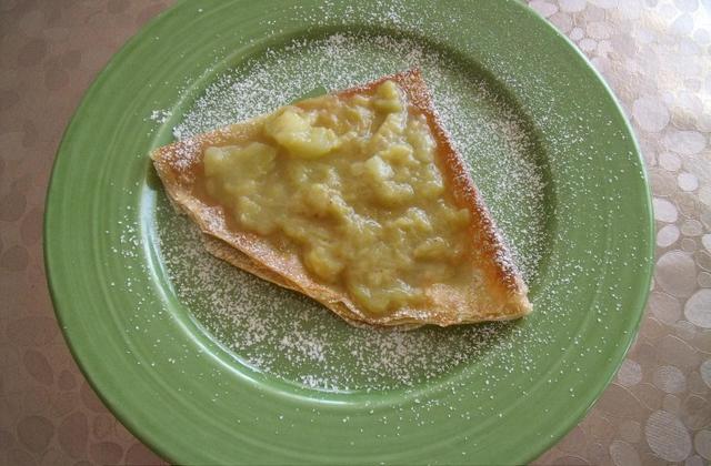 Tarti-crousti de rhubarbe et bananes - Photo par margar73
