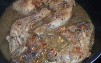 Cuisse de poulet flambées au cognac - Photo par frany1C