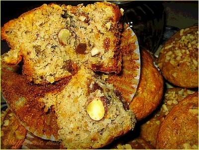 Muffin au raisin, noix et amandes - Photo par zenzer