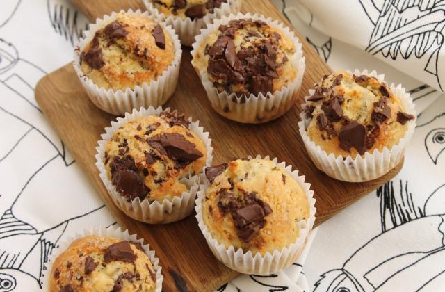 Mini muffins banane chocolat - Photo par 750g