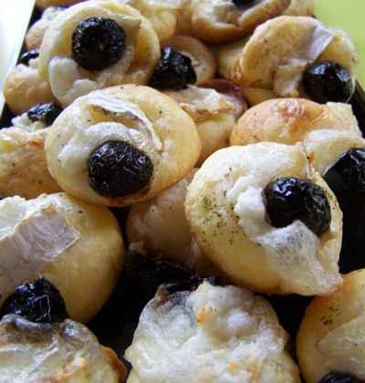 Feuilleté de chèvre et olives - Photo par 750g