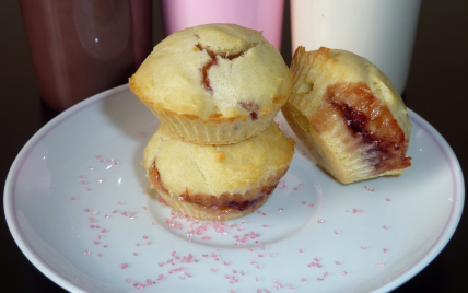 Mini muffins à la confiture - Photo par claudiachocolat