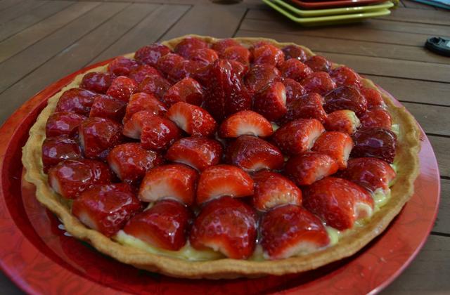 Tarte aux fraises croustillante - Photo par GERALDINE_1