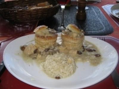 Vol aux vent aux champignons et volaille - Photo par marieberry