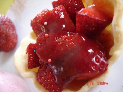 Tartelettes aux fraises faciles et légères - Photo par isabelWmf