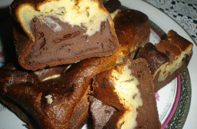Marbré moelleux aux 2 chocolats - Gwendy-e