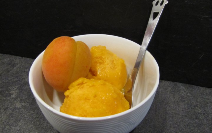 Sorbet à l'abricot - Photo par Evacuisine