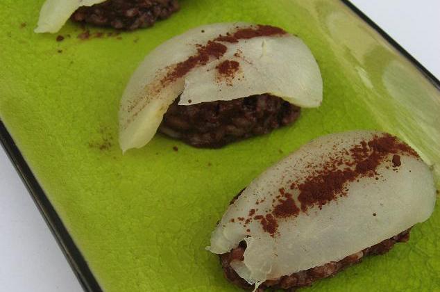 Sushi poire-chocolat - Photo par Eat Design