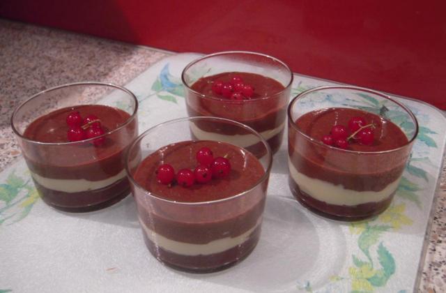 Verrines aux trois chocolats - Photo par roseblanche68