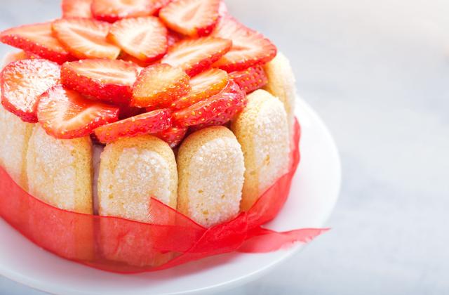 Charlotte aux fraises - Photo par 750g
