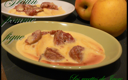Gratin de pommes et figues - Photo par jacre