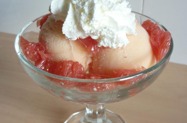 Sorbet aux agrumes oranges pamplemousse - Photo par looklady