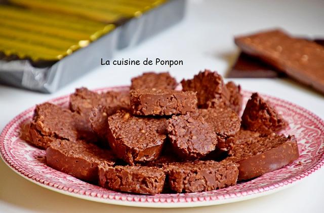 Croustillants au chocolat et gavottes - Photo par Ponpon