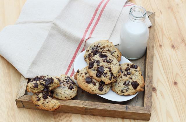 Cookies aux pépites de chocolat et sucre de canne complet - Photo par Silvia Santucci