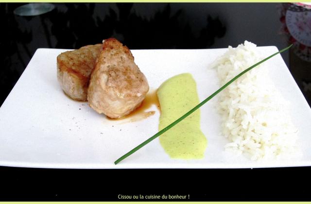 Filet mignon sauce curry - Photo par Cissou34