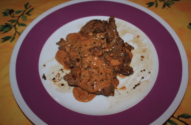 Noisettes de chevreuil sauce poivre - Photo par Invité