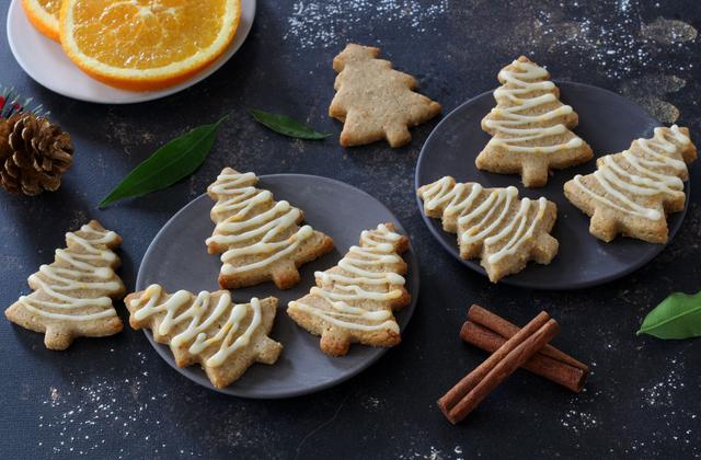 Sablés sapin de Noël à l'orange (vegan et sans gluten) - Photo par Silvia Santucci