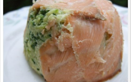 Timbales de courgettes au saumon - Photo par christNwn