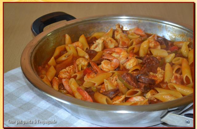 One pot pasta à l'espagnole - Photo par Lilly77