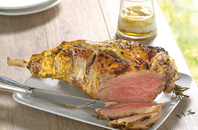 Gigot de Pâques à la moutarde - Photo par Amora