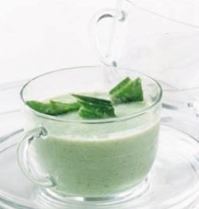 Sorbet au concombre et sa menthe hachée - Photo par dunia2