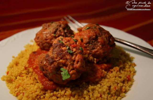 Boulettes de boeuf à la coriandre (couscous) - Photo par virginHd3
