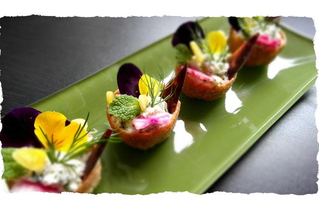 Bouchées cottage cheese et crème d'artichaut - audrey bureau