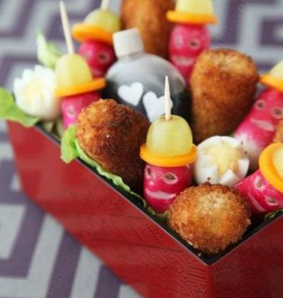Croquettes de poulet aux épices et leurs gardes du corps - Photo par le miam miam blog