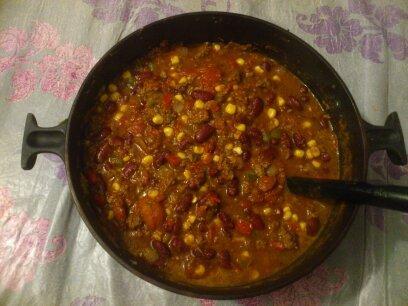 Chili con carne, un repas apprécié vite préparé - Photo par alexandra75