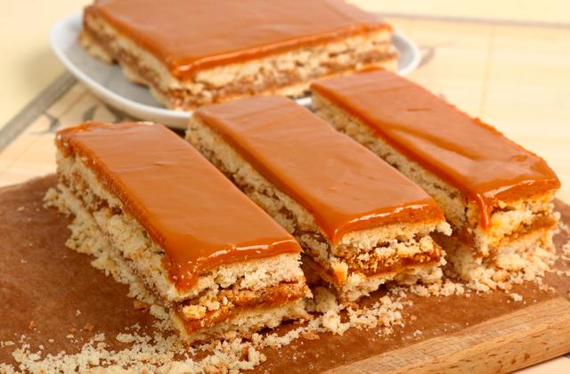 Carrés au caramel - Photo par 750g