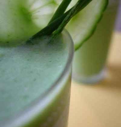 Velouté glacé de riquette et concombre - Lilibox